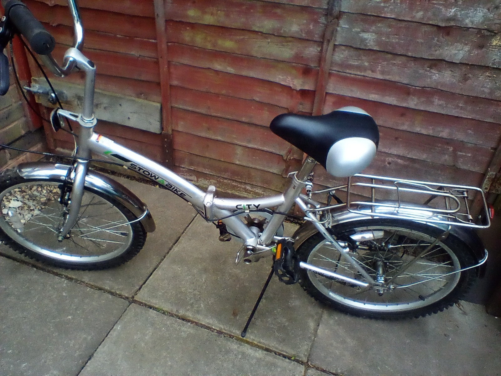 bicycle stow bike city 20 in wheels 6 gears folding bike