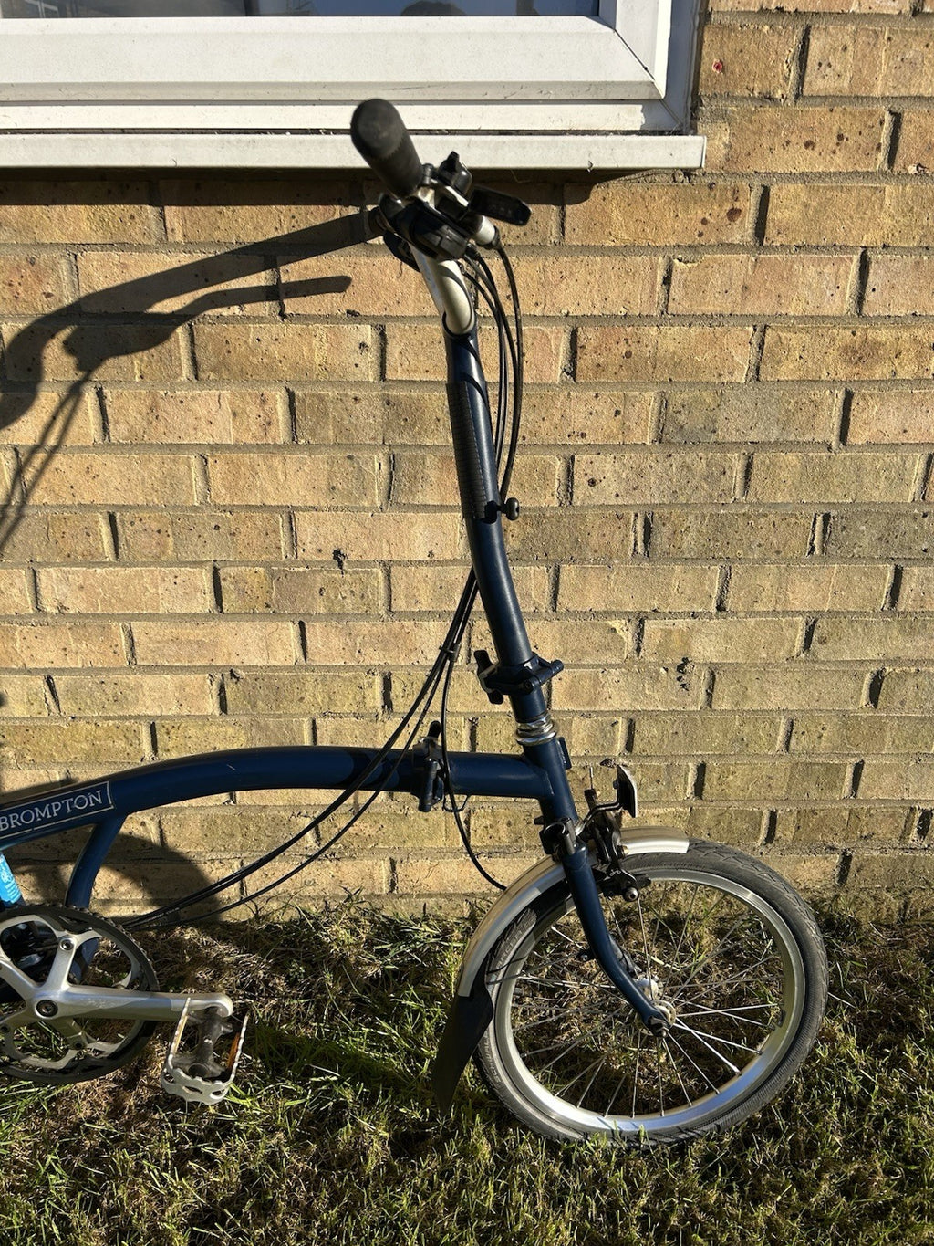 Brompton M3L Folding Bike 3-Speed, Blue