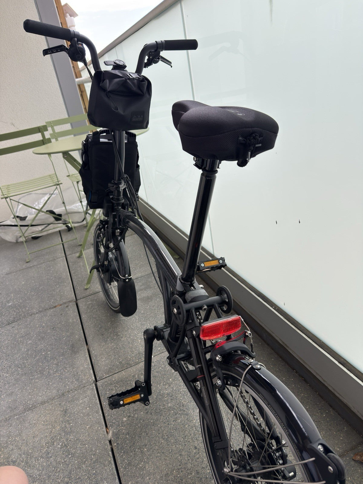 Brompton P Line 2023 Urban 4-Speed Black with Roller Frame