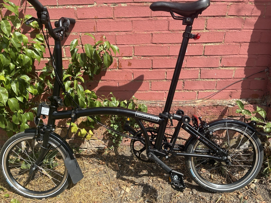 Brompton C Line Folding Bike 1 Year Old Rarely Used