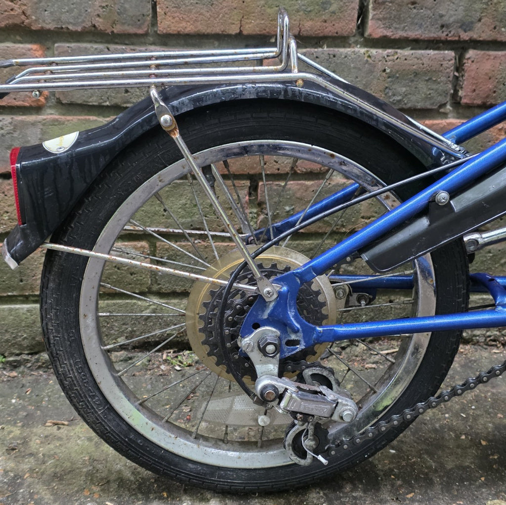 VINTAGE ADULTS DAHON GETAWAY V FOLD UP BIKE (10" WHEELS)