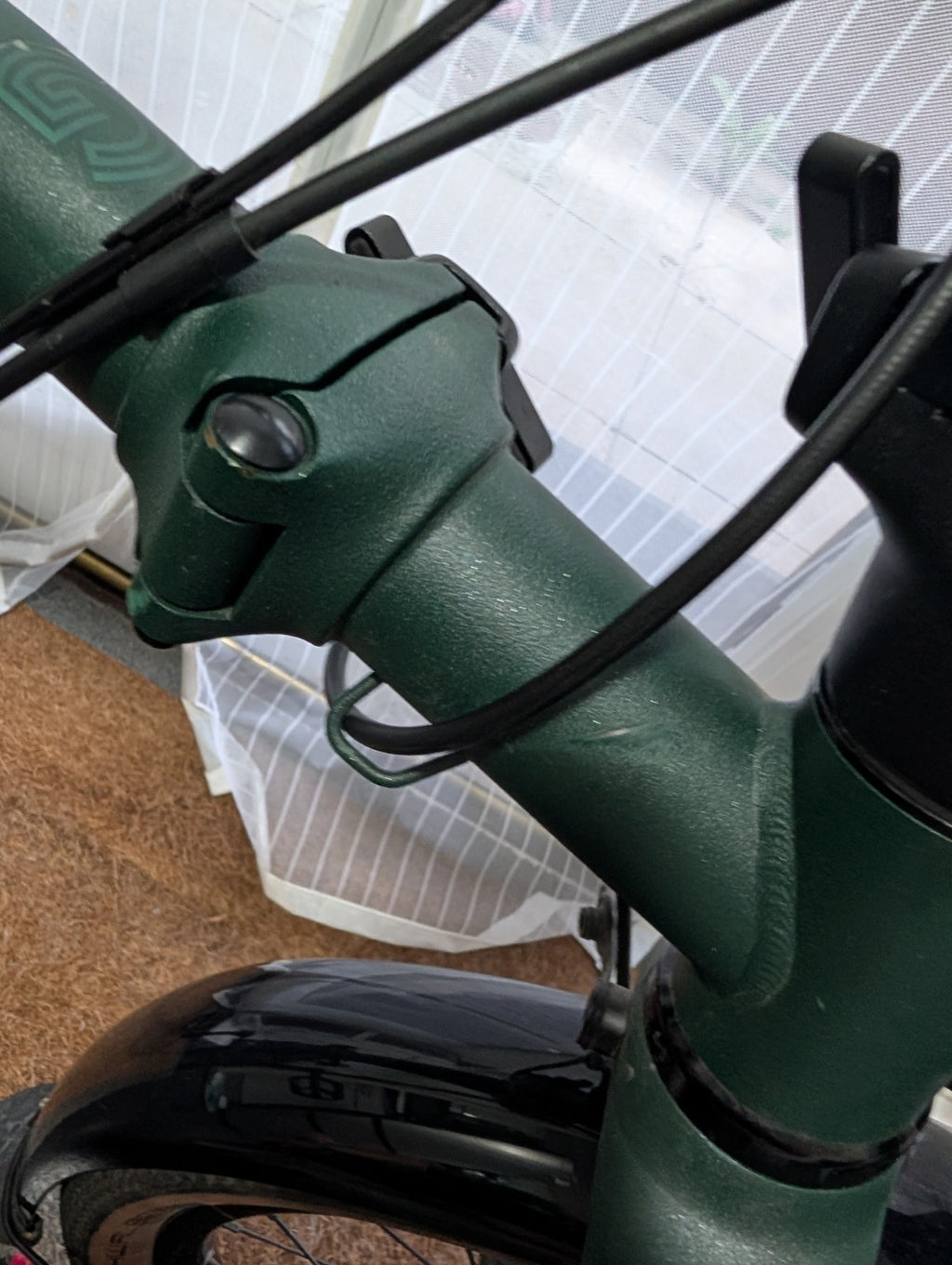Brompton G Line with Optional Extras. 20" Rims, Green, 8-Speed, Rack, Mudguards