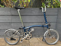 Brompton M3L-X Titanium C Line 3 speed Tempest Blue - Excellent Used Condition