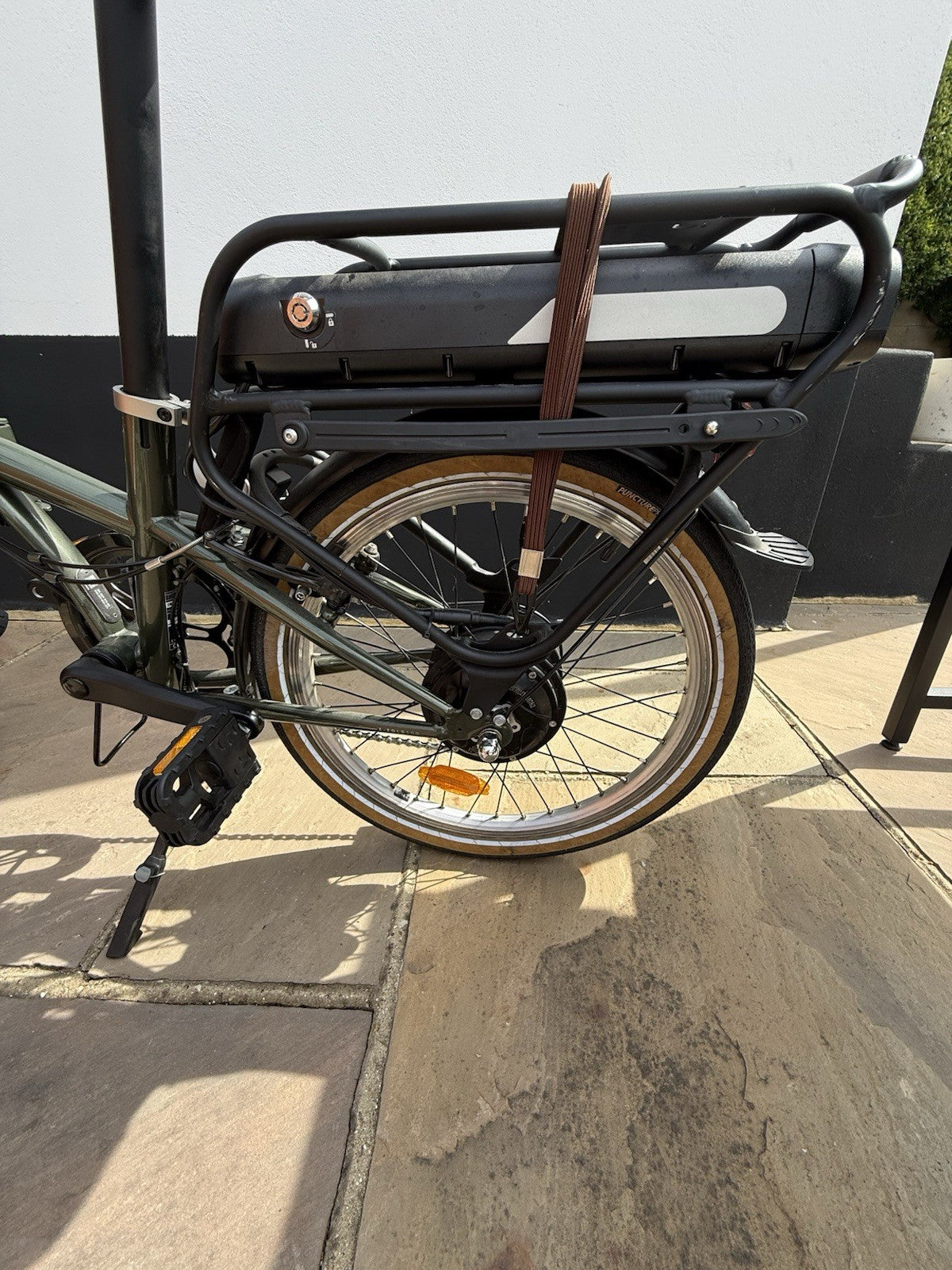 Decathlon B'TWIN E-FOLD 500 20in Folding Elec Bike 250W 36V Back Rack, mudguards