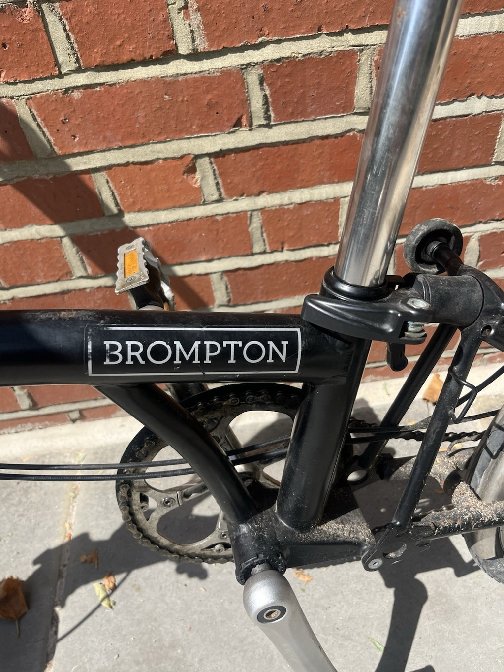 Brompton Folding Bike 3-Speed, Black