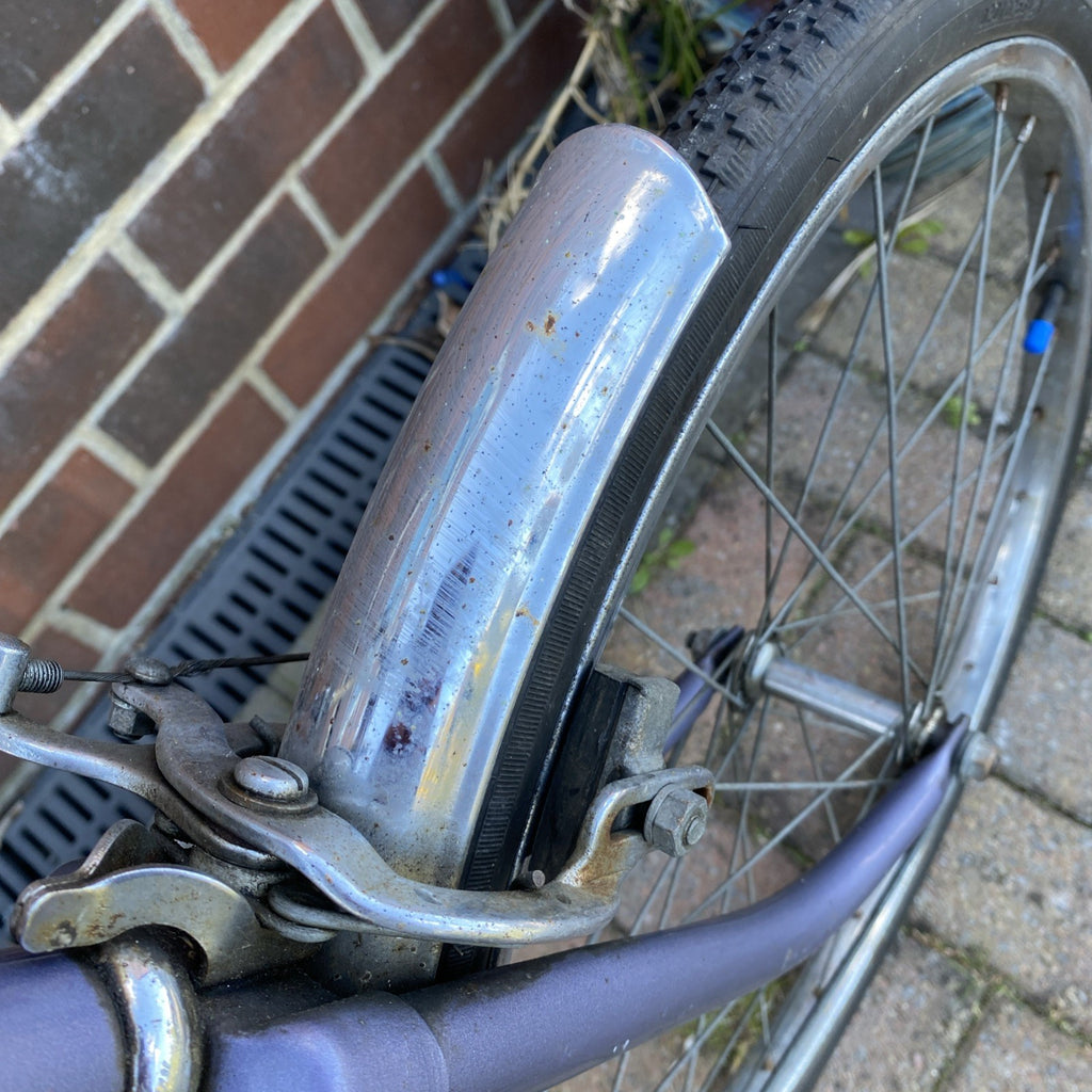 Vintage Classic 1973 Lilac Raleigh Stowaway Folding Bike