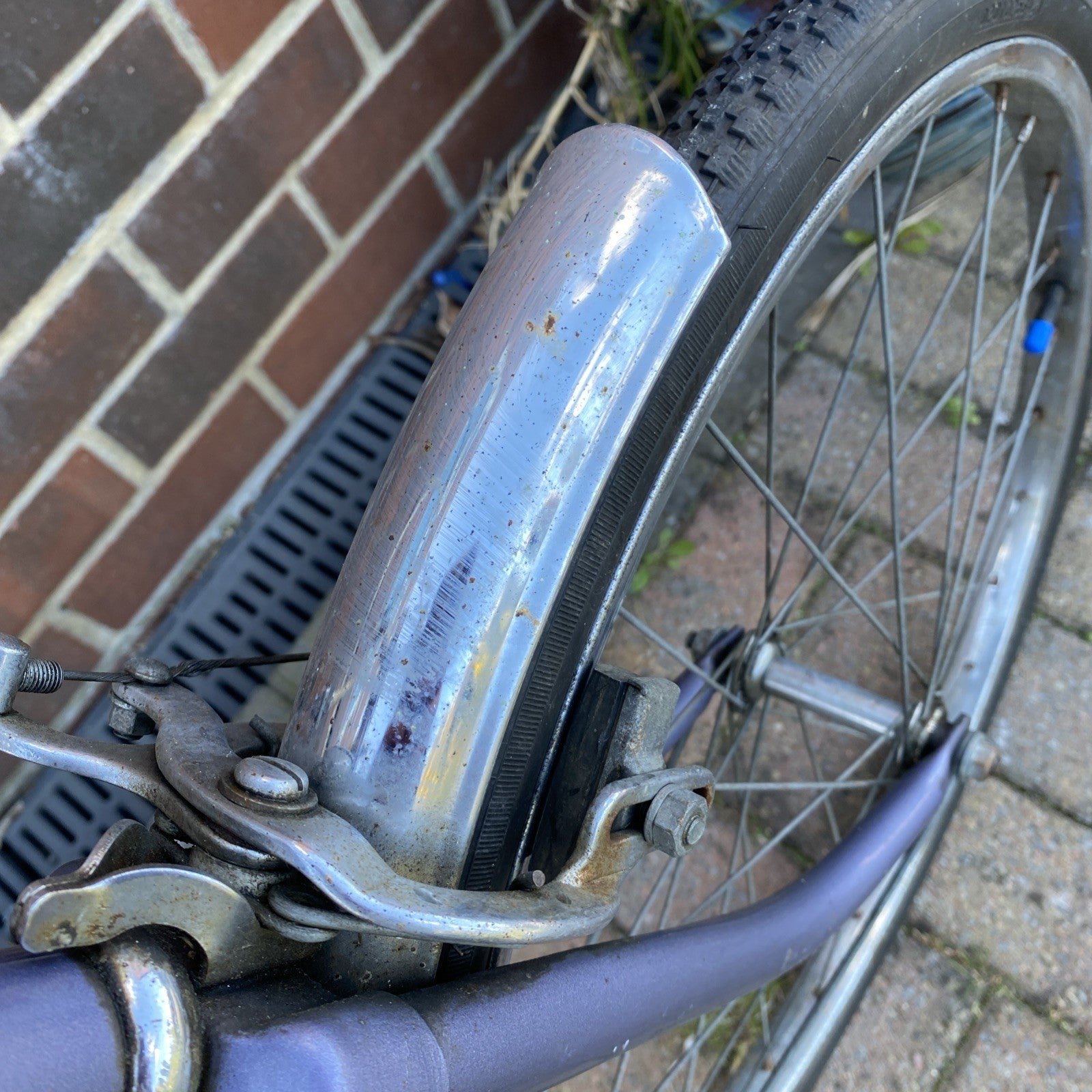 Vintage Classic 1973 Lilac Raleigh Stowaway Folding Bike