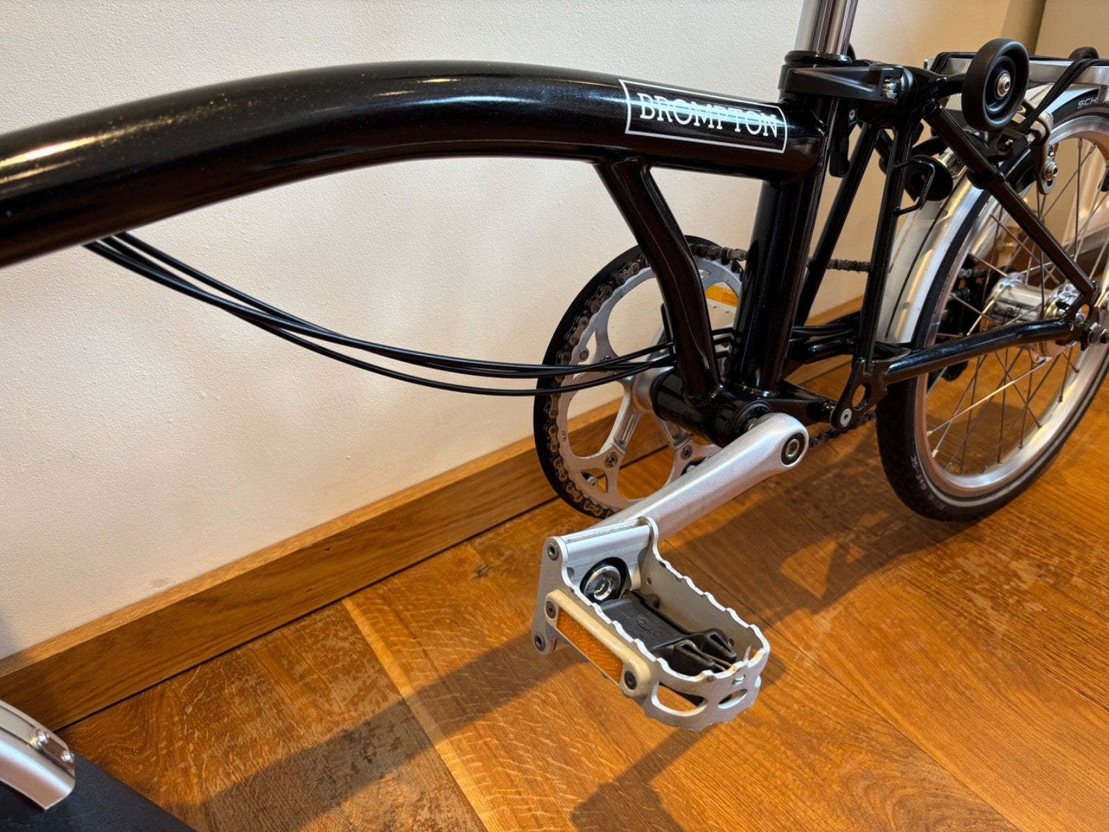 brompton folding bike H6R 6 speed, black