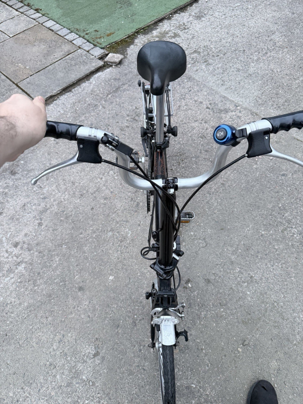 Vintage Brompton Folding Bike Made in England 3 Speed Rack Model Classic Black