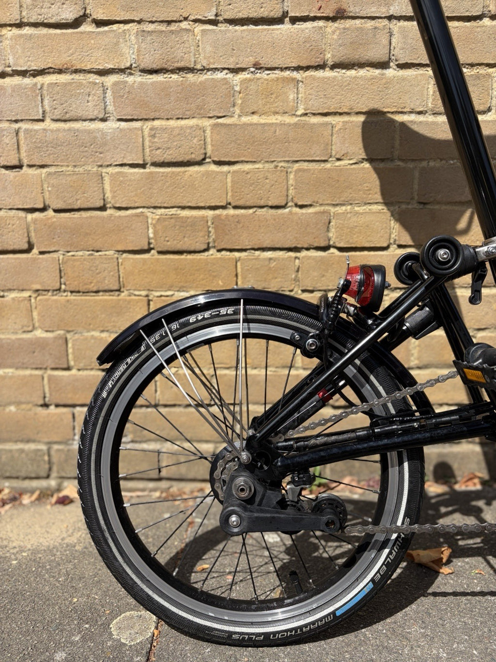 Brompton Nickel Edition 2017 Folding Bike 16in Black/Silver 2-Speed Mudguards