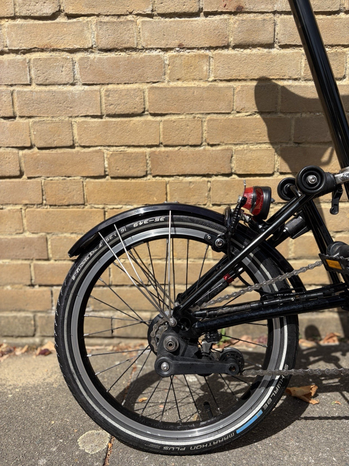 Brompton Nickel Edition 2017 Folding Bike 16in Black/Silver 2-Speed Mudguards