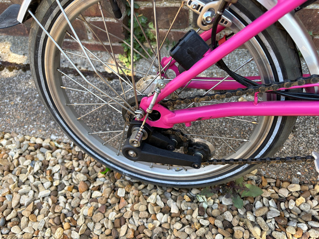 Brompton M3L Folding Bike x2 - Black & Pink - VGC