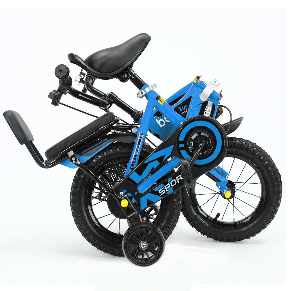 12/14/16inch Kids Bike Bicycle Children Boys Foldable Cycle Removable Stabiliser