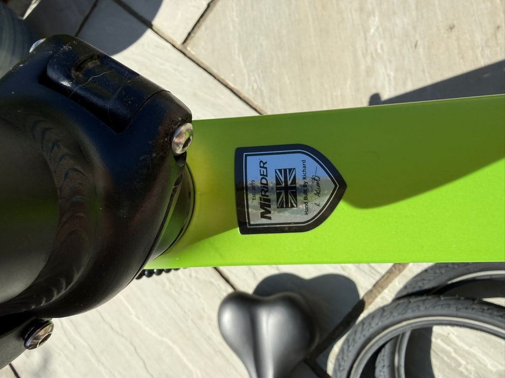 MiRider One Folding Electric Urban Bike - Acid Green - Amazing Condition