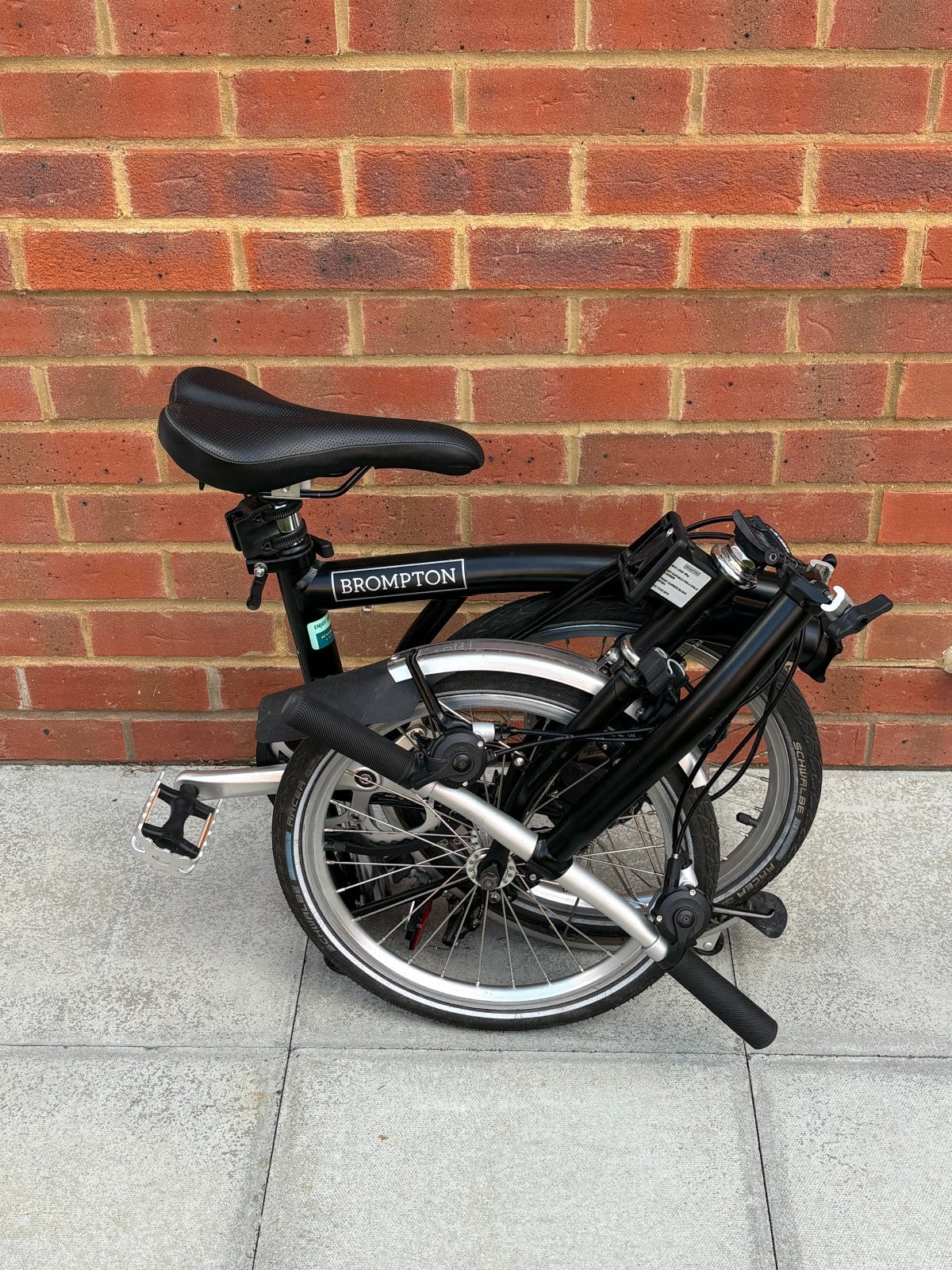 Brompton S3L 2020 (black) 3 speed folding bike very good condition