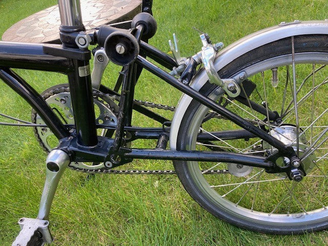 Brompton folding bike 3 speed M3L - black