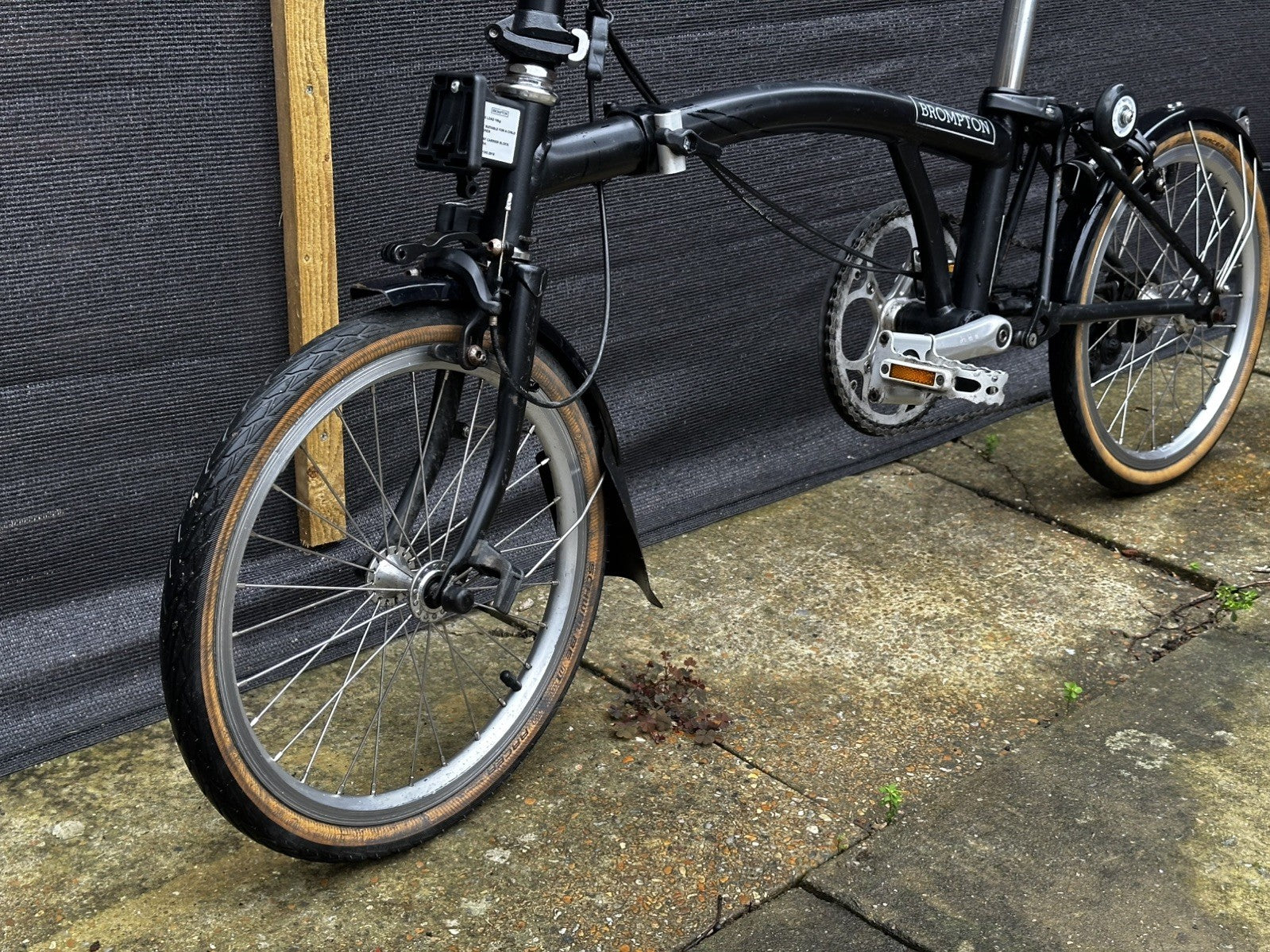 Brompton S2L in Black - 2020 C Line Urban