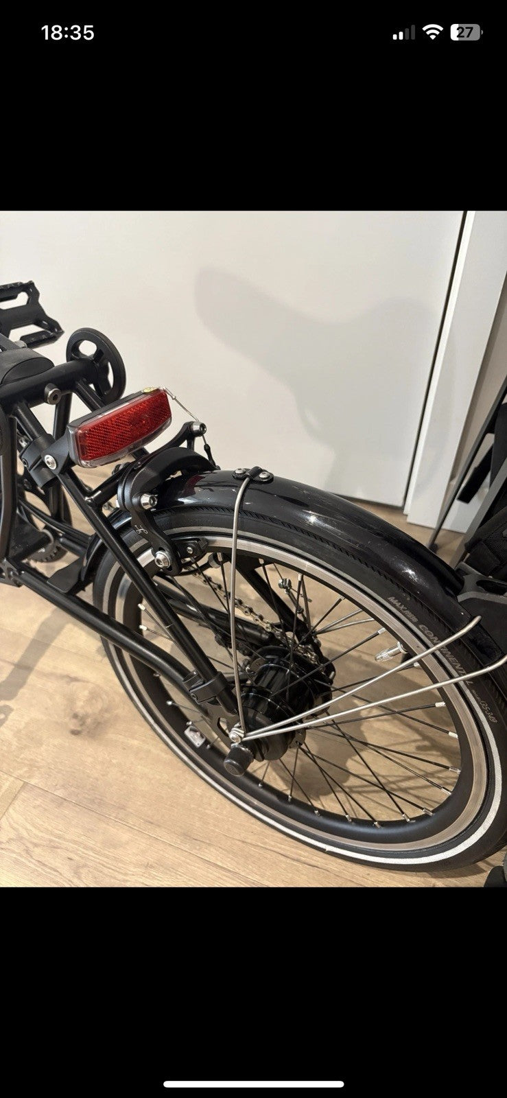 Brompton P Line Explore 2025 12-Speed Mid + upgrades - Midnight Black