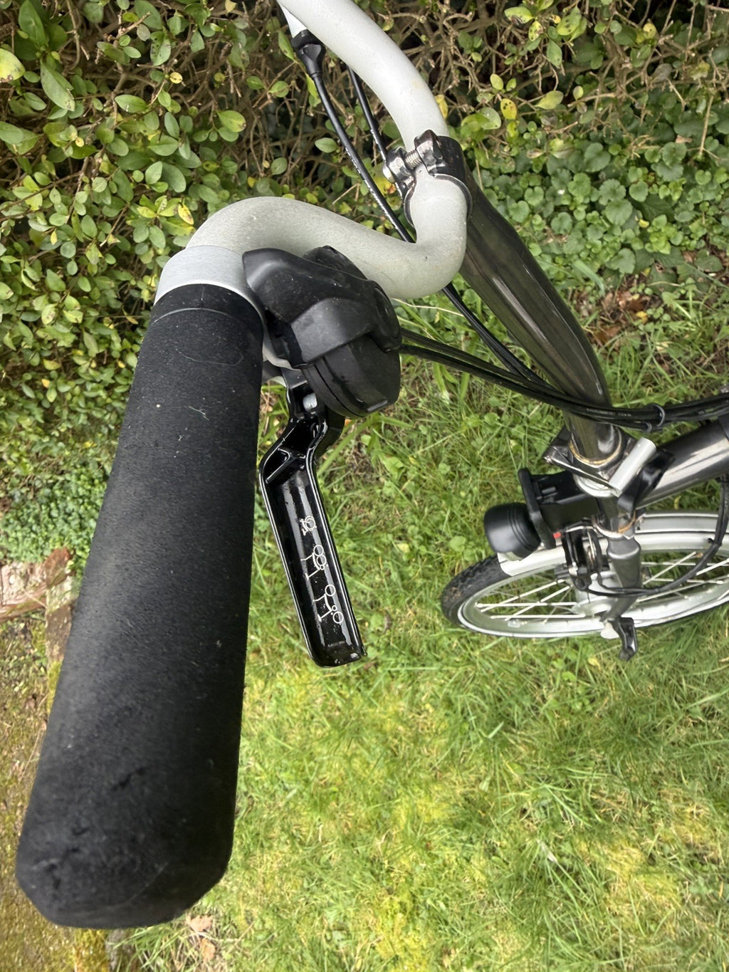 2017 Brompton M3R Folding Bike, Raw Lacquer, Brooks B17 Saddle, Dynamo Hub Light