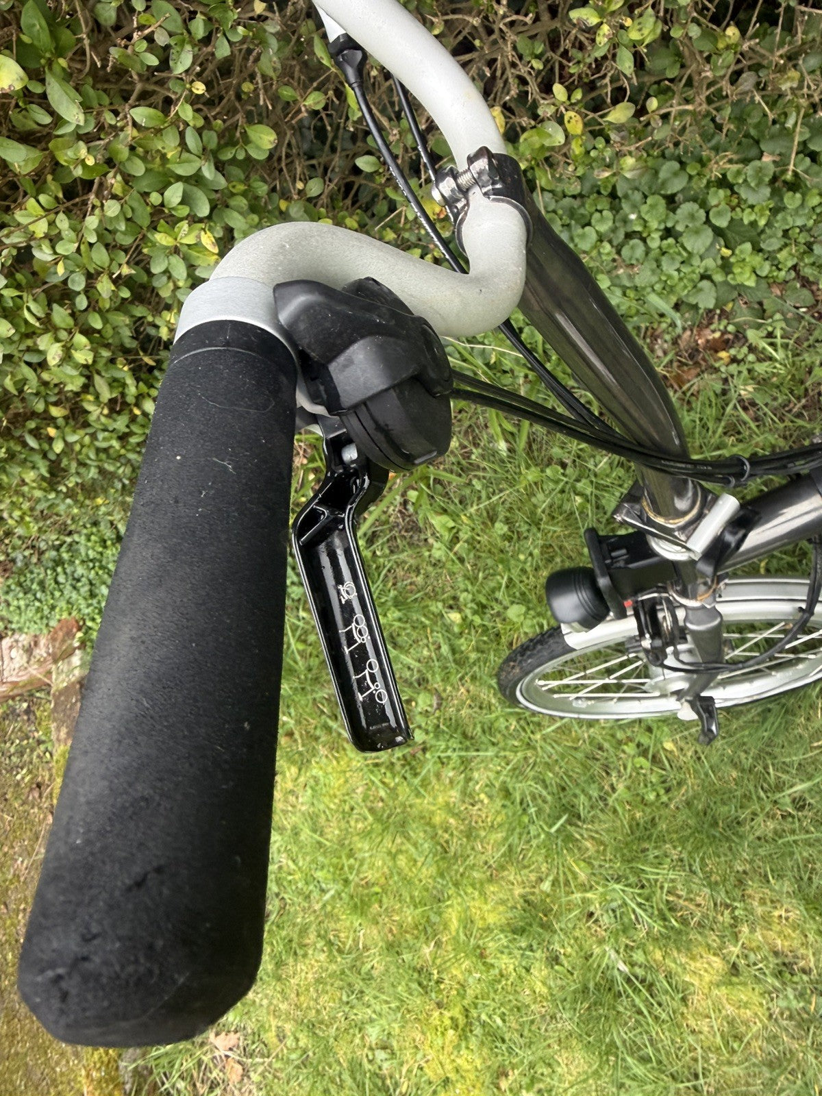 2017 Brompton M3R Folding Bike, Raw Lacquer, Brooks B17 Saddle, Dynamo Hub Light