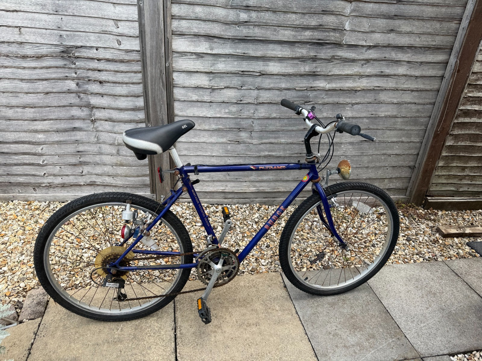 Montague BiFrame Folding Bike Blue (men's) 26 inch wheels.