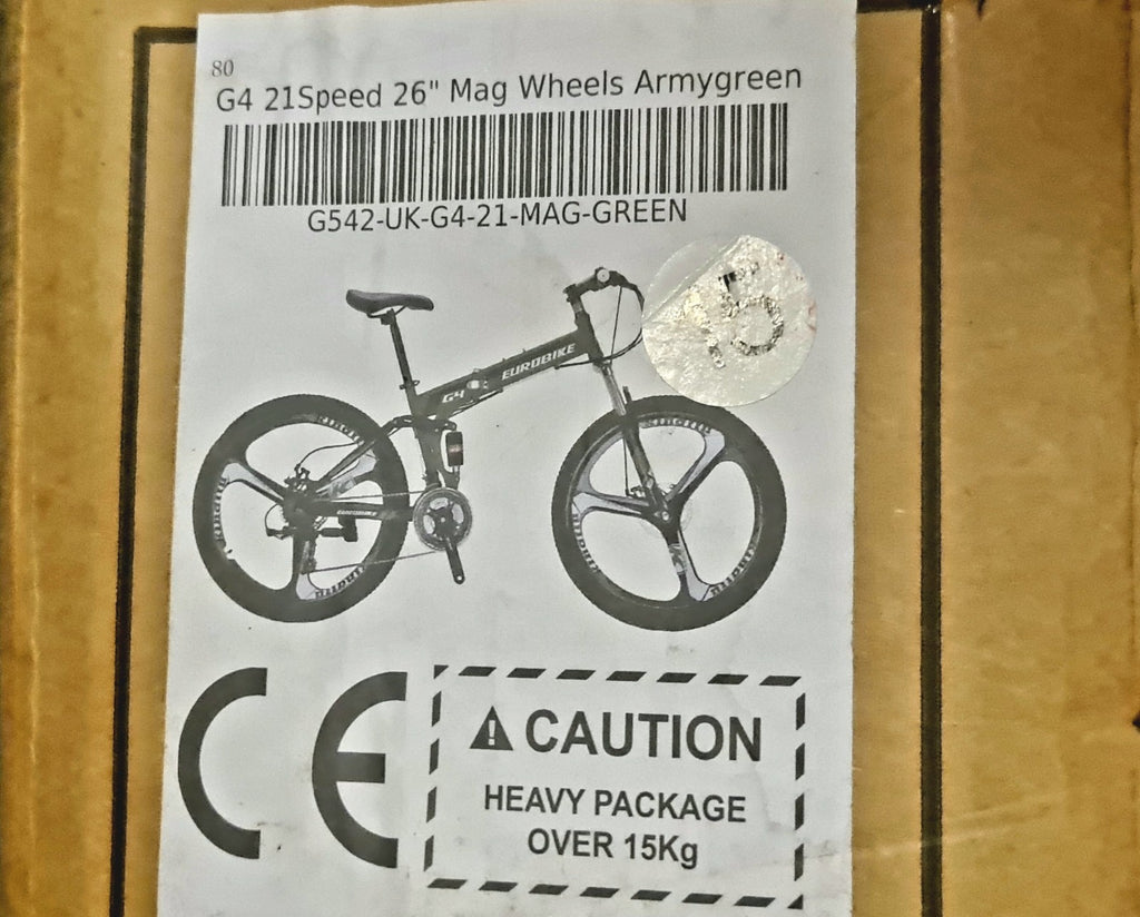 Eurobike G4 Folding Bike Magnesium Alloy Wheels Brand New Mountain Bicycle