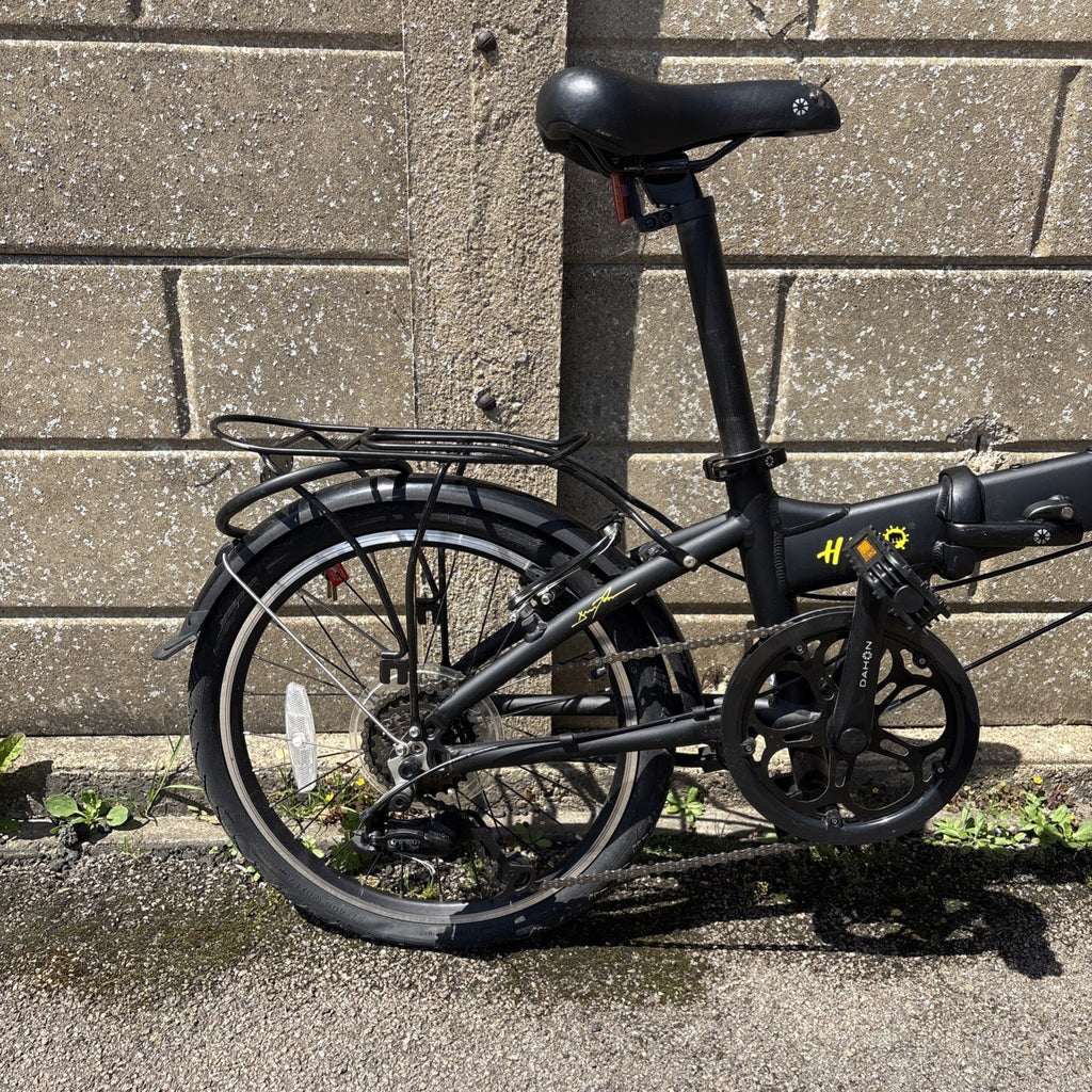 Dahon Hit 6-Speed Folding Bike Matt Black, Lightweight
