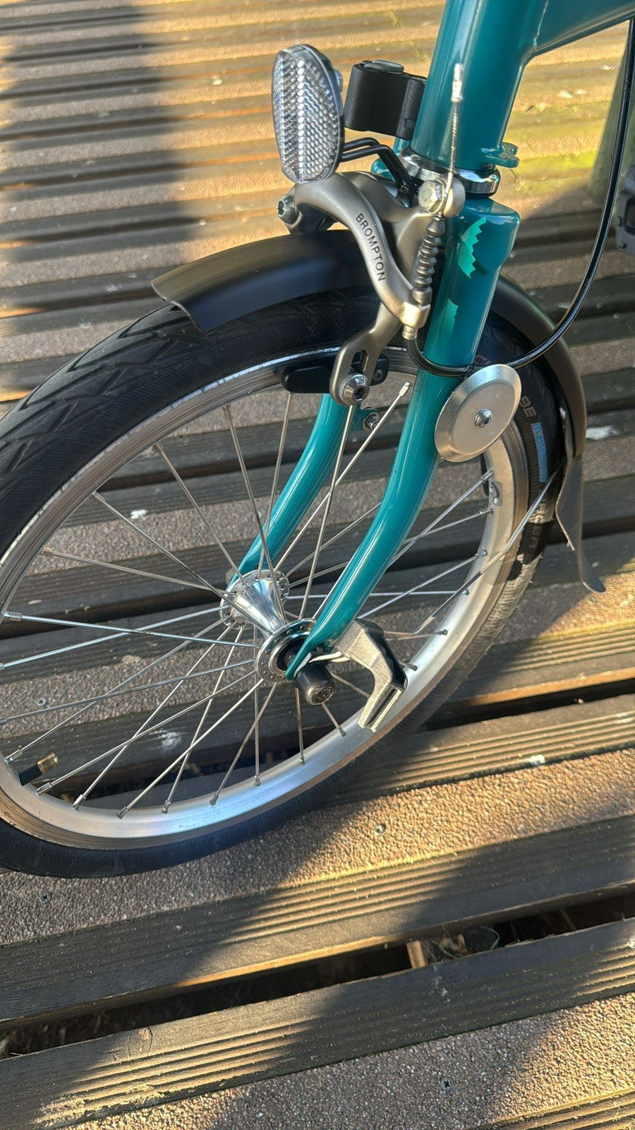 Brompton B75 16" Folding Bike - Blue