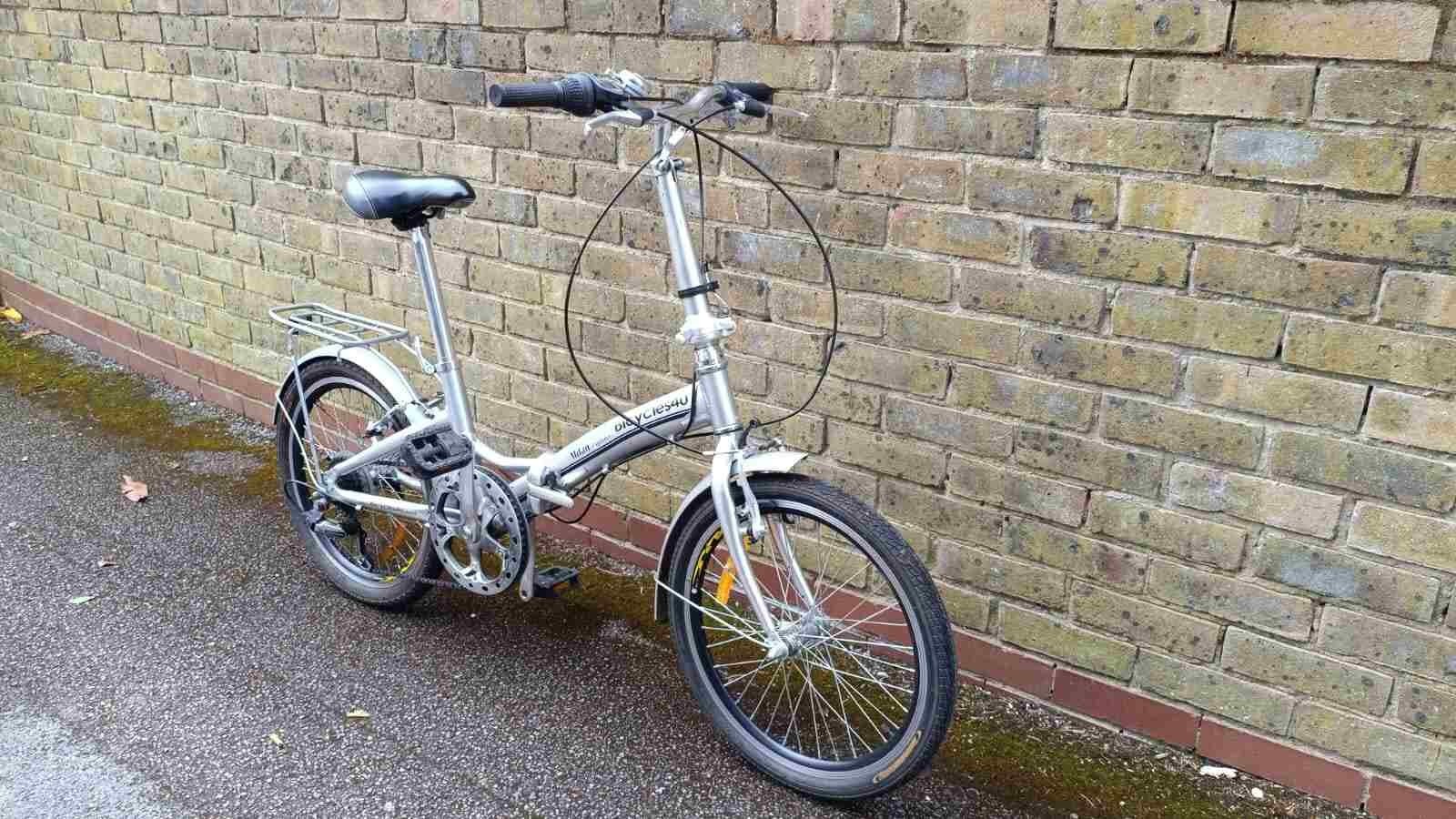 Aluminium Milan Explorer Bicycles4U folding bike in good condition