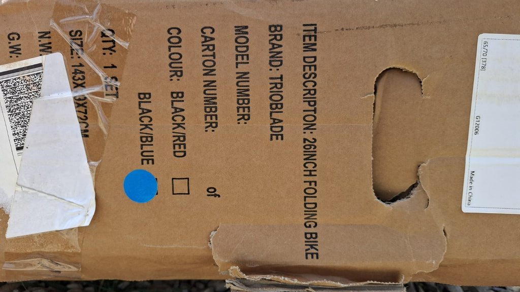BNIB Trioblade Foldable Bicycle 26 Inch 21 Speed