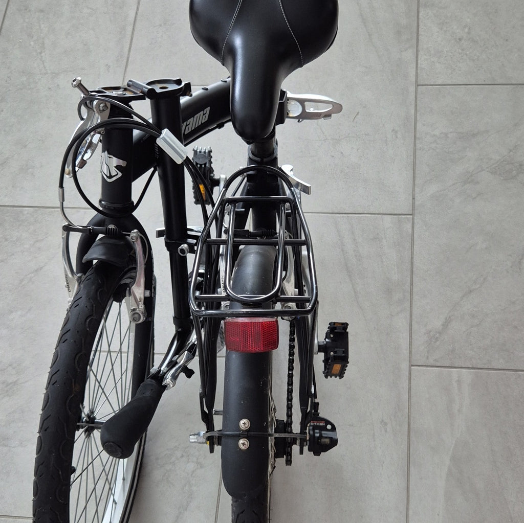 Oyama Eastvillage Folding Bike 3-Speed Shimano Nexus Hub Gears Twist Grip Black