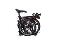 Brompton Folding Bike C Line - 12-speed Plum Red