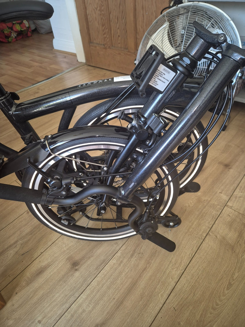 Brompton P Line 4-Speed - high Handlebar - Midnight Black - New