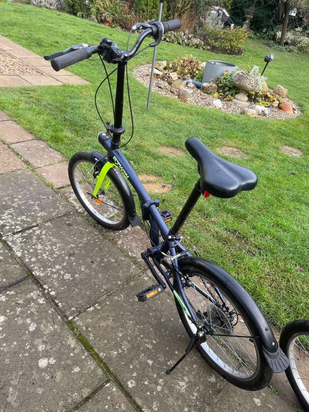 Pair BT Twin Adult Folding Bikes 7 speed