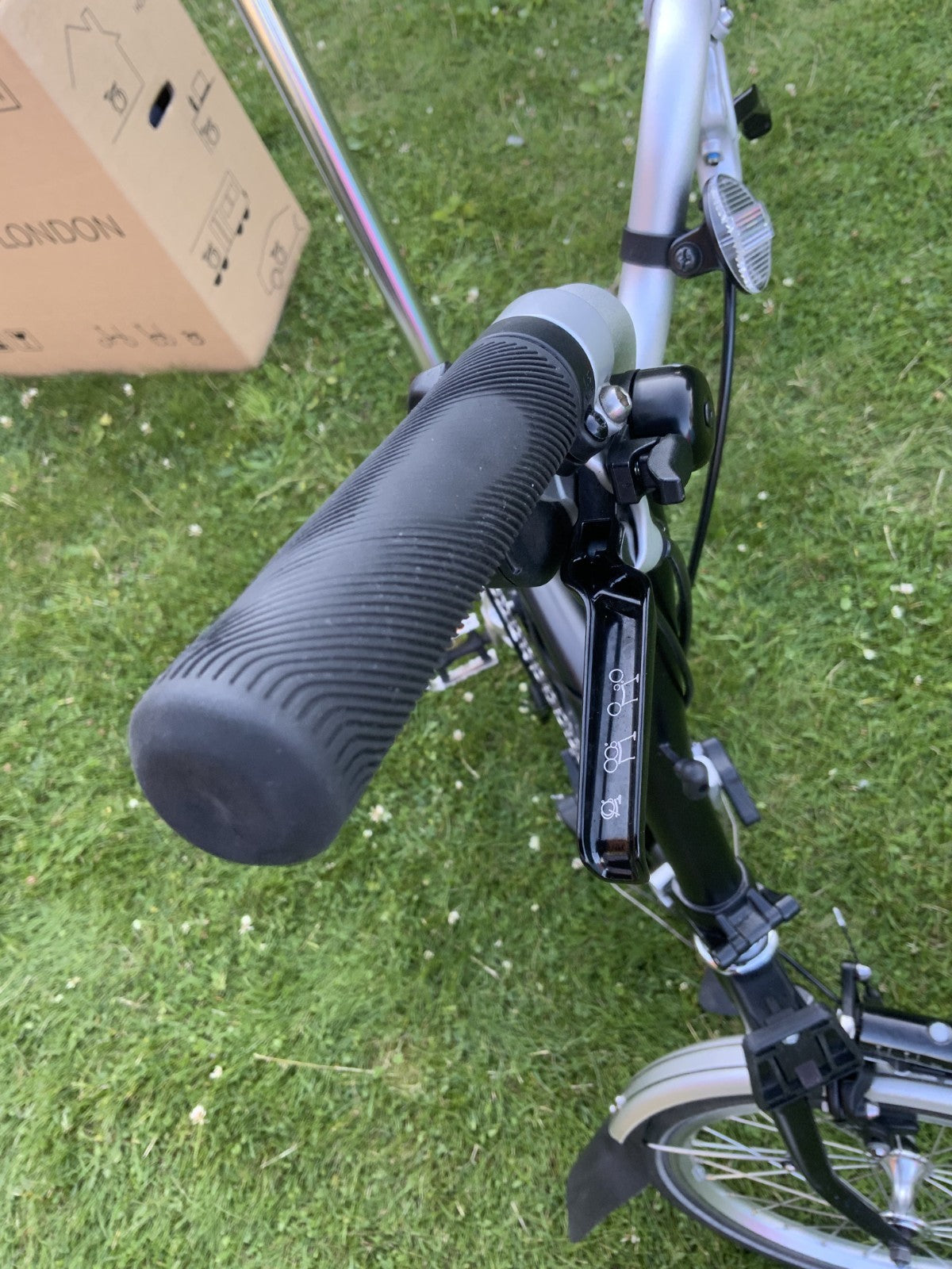 Brompton 2019 M3L folding bike - with lights
