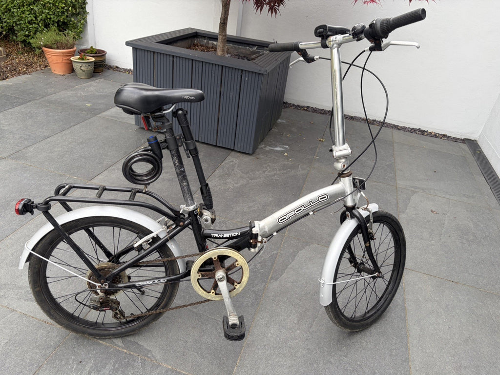 Folding Bike Apollo Transition 20” Wheels Alloy Frame Shimano 6 Gear Revoshift