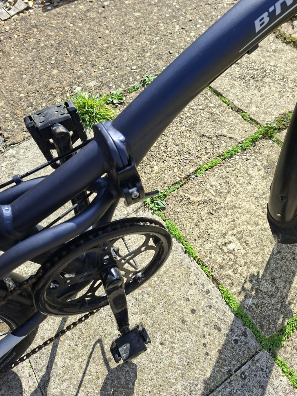 BTWIN Tilt 500 Folding Bike - Very Good Condition - blue - 20 inch wheels