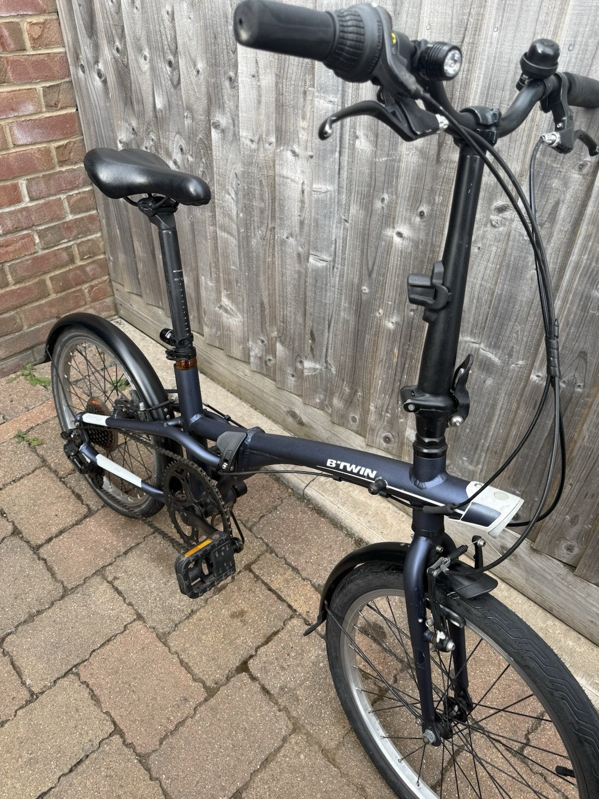 B’TWIN Tilt 500 Folding Bike – Compact 7-Speed Commuter 🚲
