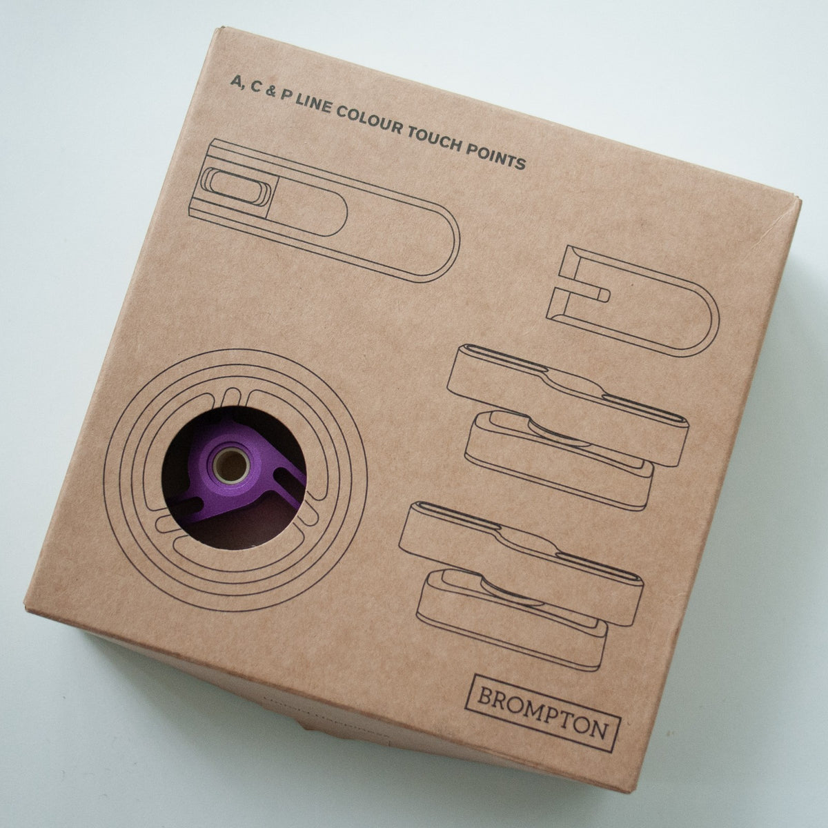 Brompton Bike ColourLab Colour Touchpoint Set - A, C, P Line Purple RRP£130