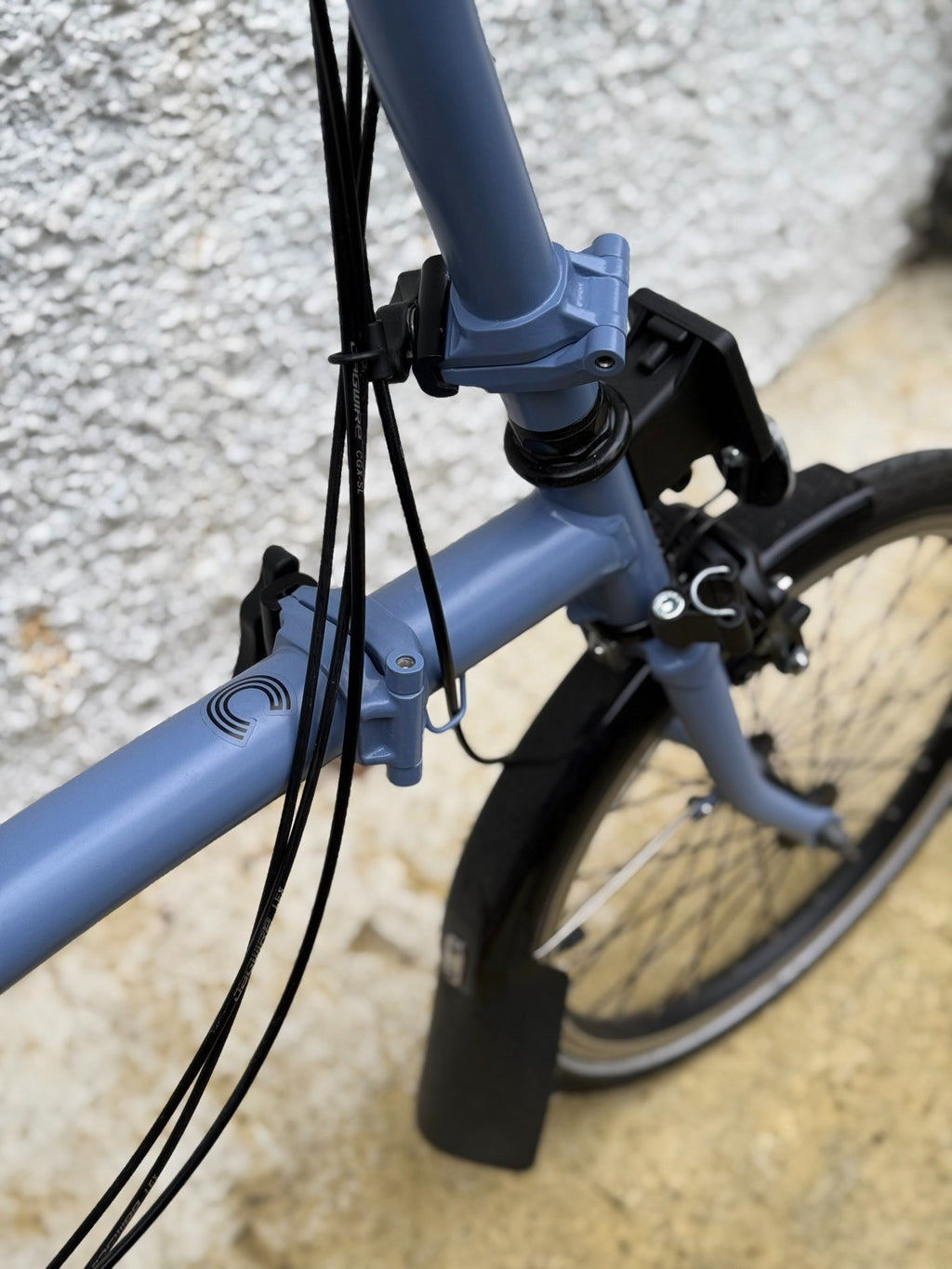 Brompton C Line Explore 6 Speed High Handlebar Cloud Blue