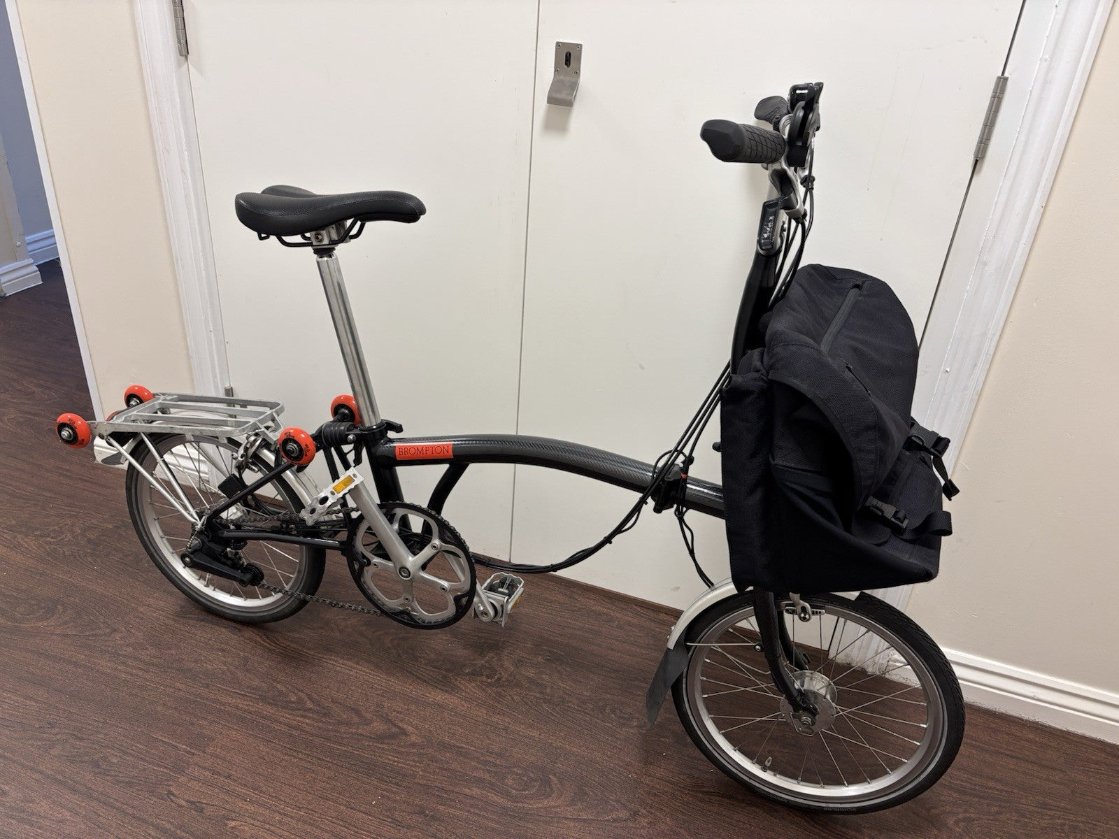 Brompton M6l Folding Bike 2013 Carrier Bag Black