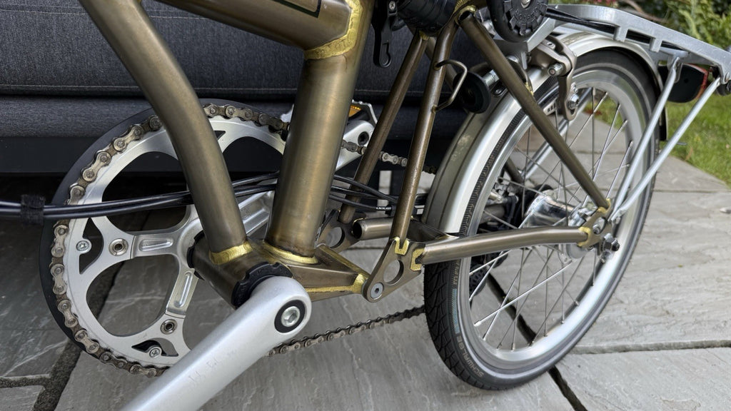 Brompton Gold Lacquer Limited Edition Bike - 6-Speed 2014 Fully upgraded