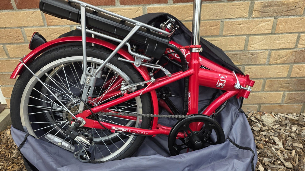QDOS Red Folding Bike