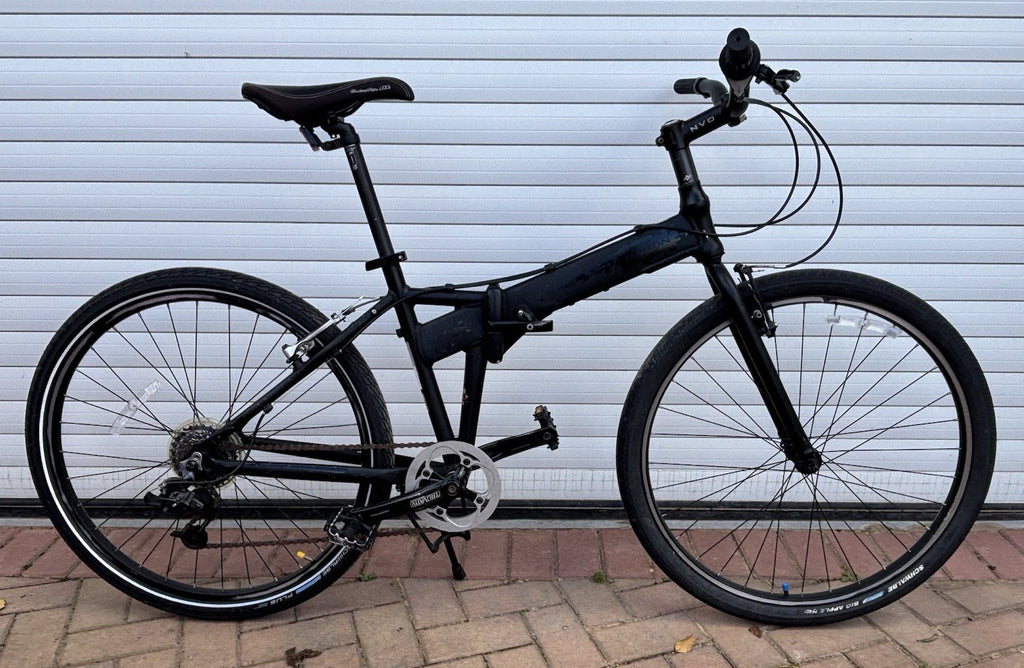 Dahon Jack 16” Small folding Aluminium mountain bike MTB black.