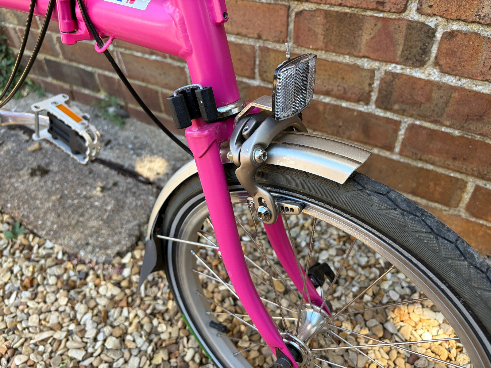 Brompton M3L Folding Bike x2 - Black & Pink - VGC