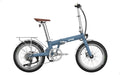 UTO Afternoon Vintage OG20 7-Speed 20" Wheel Folding Bike - Satin Blue (Dirty)