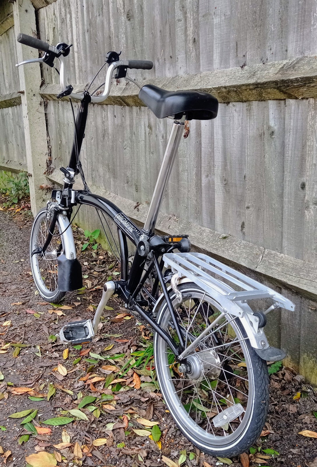 Brompton folding bike 3 speed M3L - black- FREE Delivery to Oxford