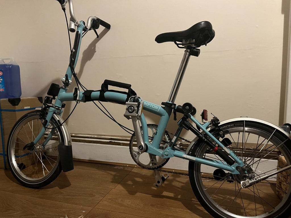 Brompton M3L (C-Line) Turkish Green folding bike