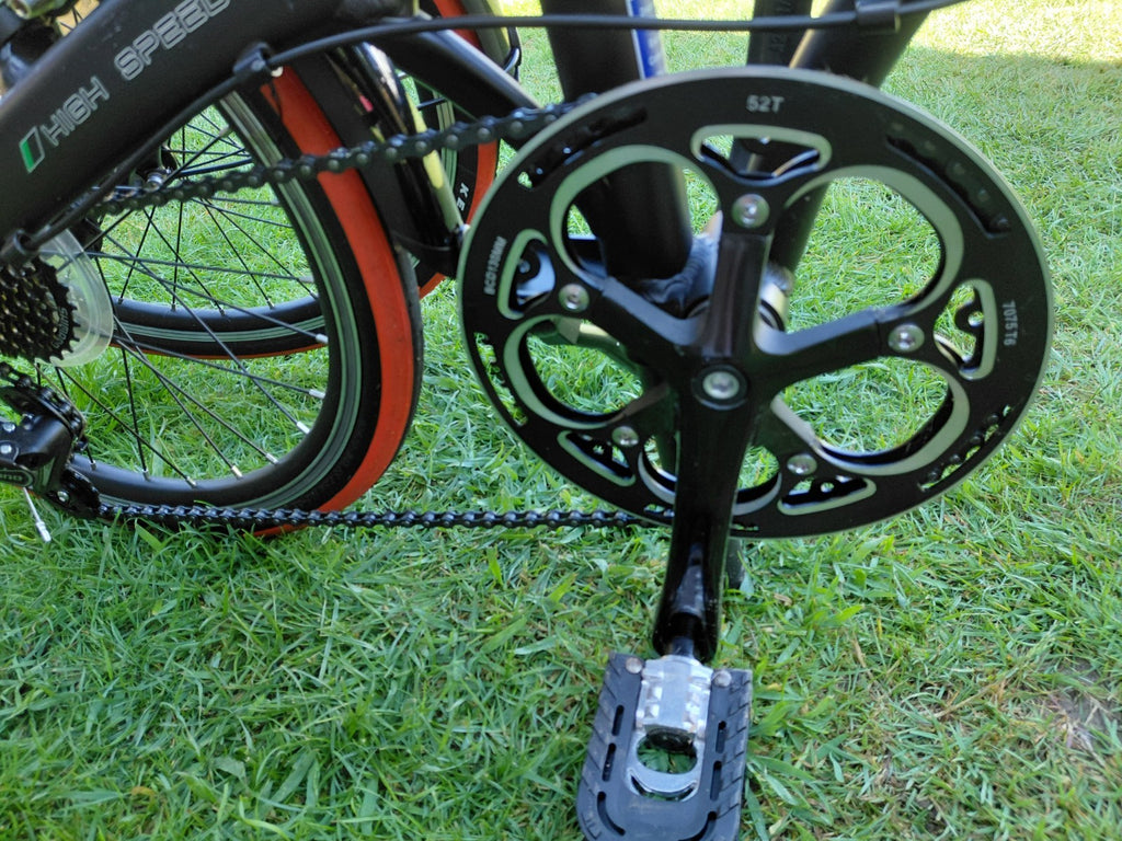 Ecosmo 20AF09BL 20" Wheel 12kg Lightweight Alloy Folding City Bicycle - Black
