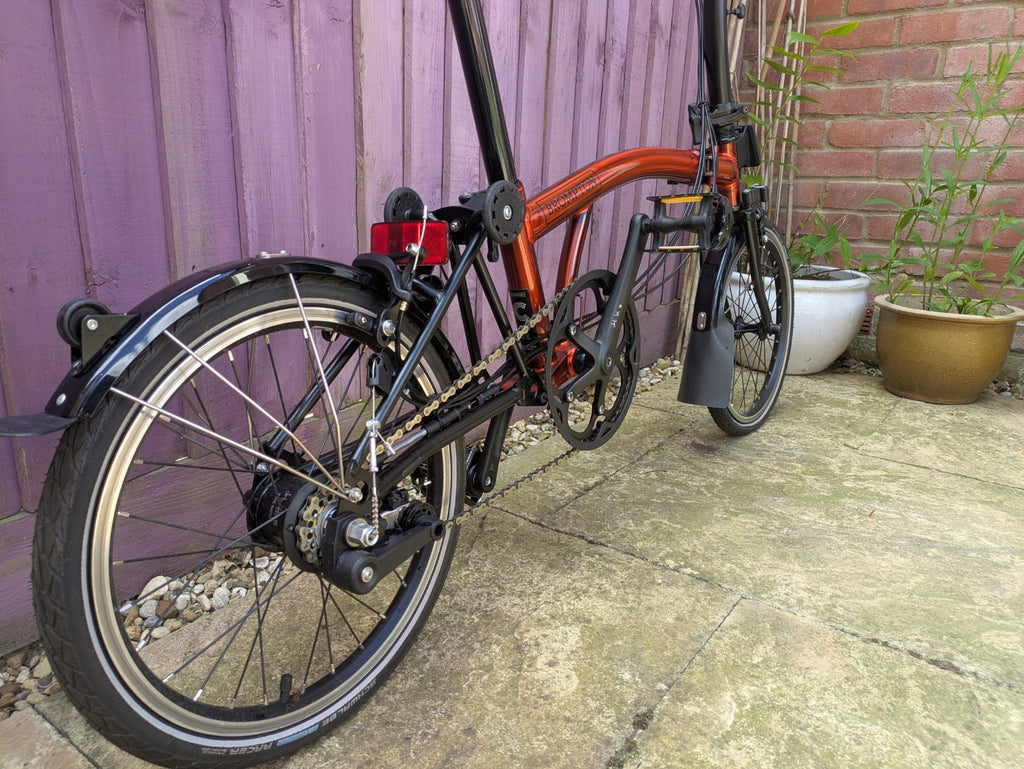 Brompton C Line Explore 2023 Black Flame Lacquer High-Speed 6-Speed 11kg